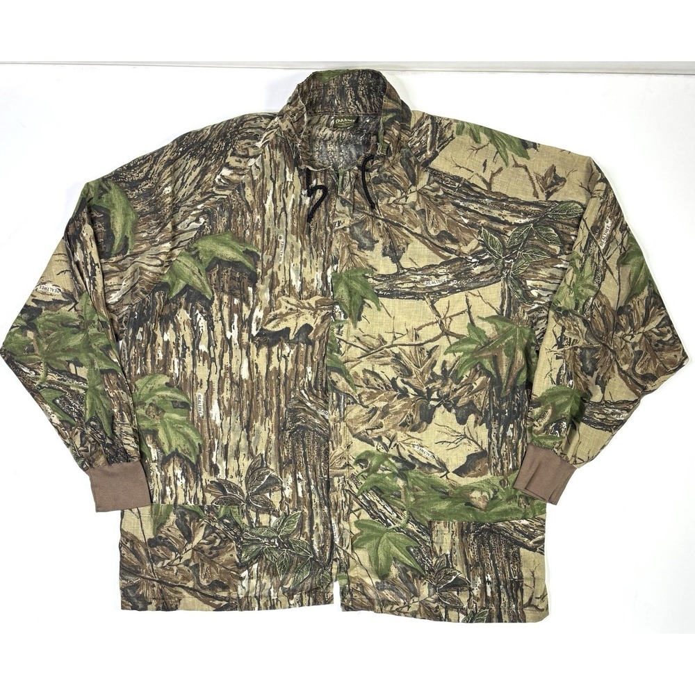 Spartan Realtree Camo Lightweight Jacket Men's XXL Hunting Made In USA Full Zip